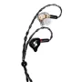 Stagg SPM-PRO BK In-Ear-Monitor-Kopfhörer mit 10mm dynamischen Treibern, abnehmbarem Kabel, Schwarz