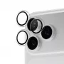 PanzerGlass PG Hoops Kamera-Objektivschutz für iPhone 15 Pro/Pro Max – Klares gehärtetes Glas, 9H, Anti-Schmutz, Kratzfest, Einfache Installation