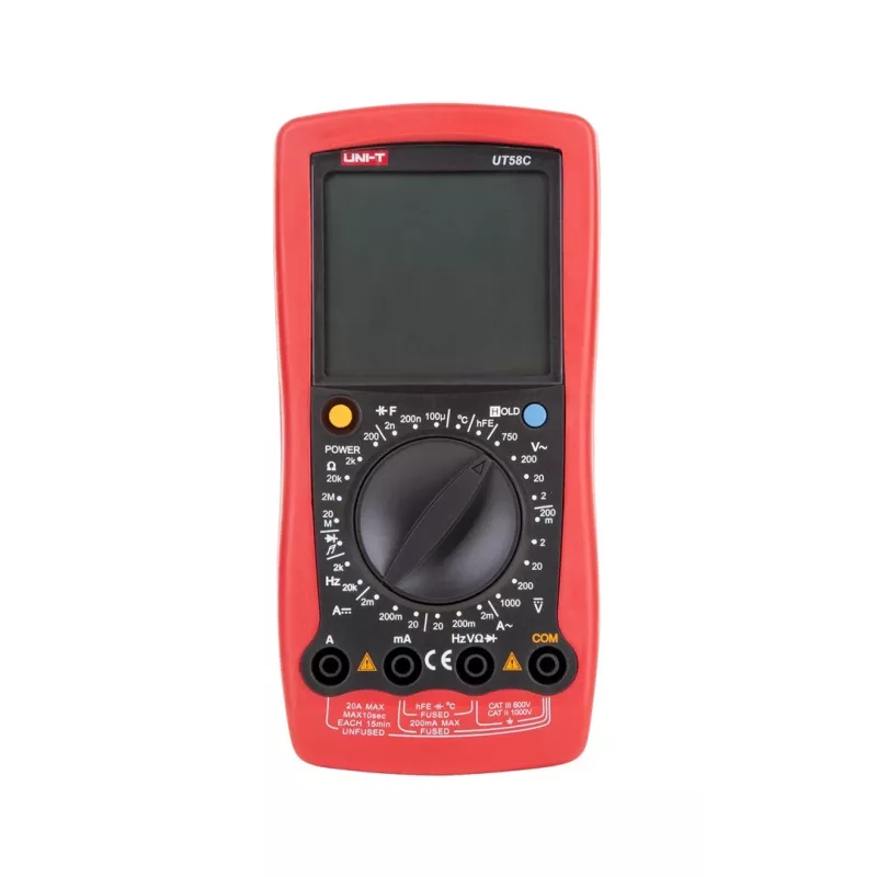 UNI-T Multimeter UT58C Digitalmultimeter mit Temperatur- und Kapazitätsmessung