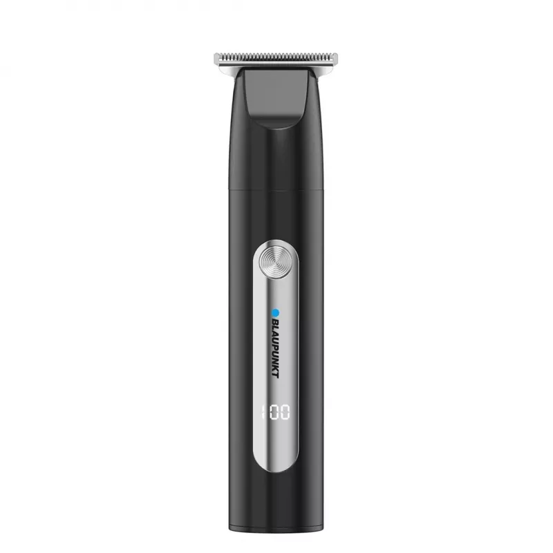 Blaupunkt MST501 Rotationsrasierer mit 3 schwimmenden Scherköpfen, Nass & Trocken, 60 Min. kabellos, USB-Aufladung, Pop-up-Trimmer, LED-Anzeige, waschbar, Reisesperre