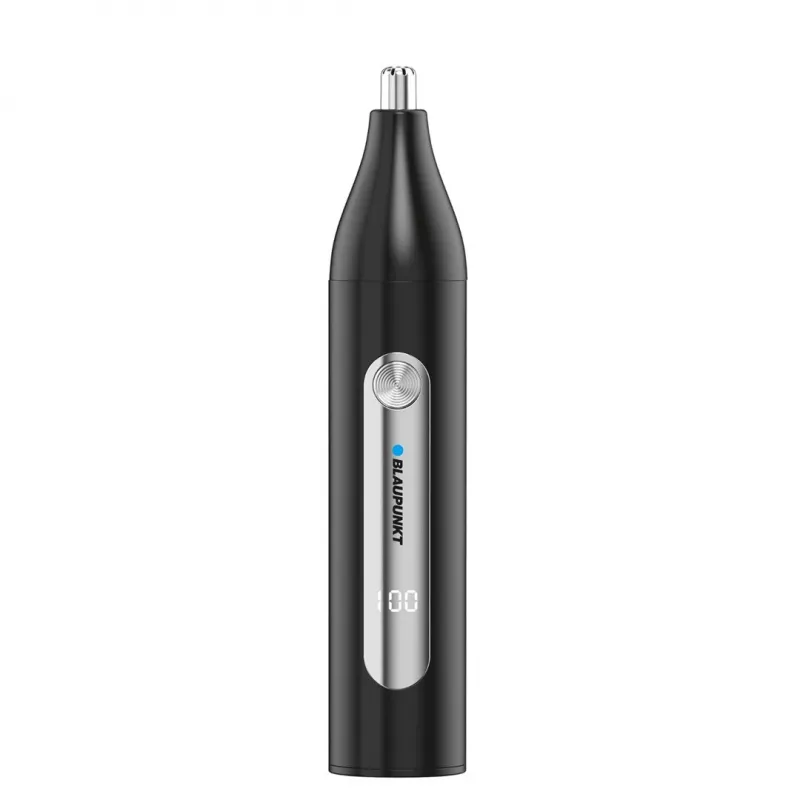 Blaupunkt MST501 Rotationsrasierer mit 3 schwimmenden Scherköpfen, Nass & Trocken, 60 Min. kabellos, USB-Aufladung, Pop-up-Trimmer, LED-Anzeige, waschbar, Reisesperre