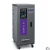Qoltec 15kVA Dreiphasen-Servomotor-Spannungsstabilisator AVR mit LCD-Anzeige, ±3% Genauigkeit, Expert Line