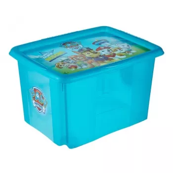 KEEEPER Box mit Deckel 30L Karolina Paw Patrol 45x35x27cm Hellblau