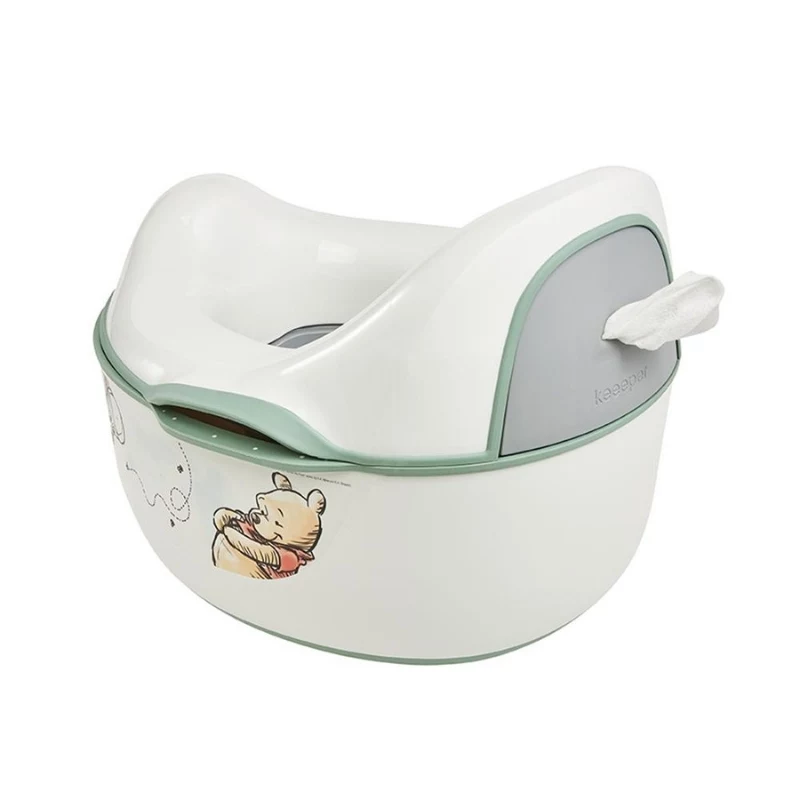 KEEEPER Kasimir Winnie the Pooh 4-in-1 Multifunktionaler Töpfchentrainer, Weiß, 34,9 x 31,5 x 26,2 cm