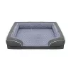 REBEL ANIMALS Premium Haustier-Sofabett für Hunde und Katzen, 89x63x18 cm, Anthrazit