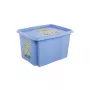 KEEEPER Box mit Deckel 30L Karolina „Minions Happiness“ 45x35x27cm hellblau