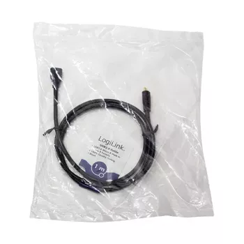 LogiLink CU0121 USB 2.0 Micro-B Stecker auf Micro-B Buchse Verlängerungskabel, 1 m, Schwarz