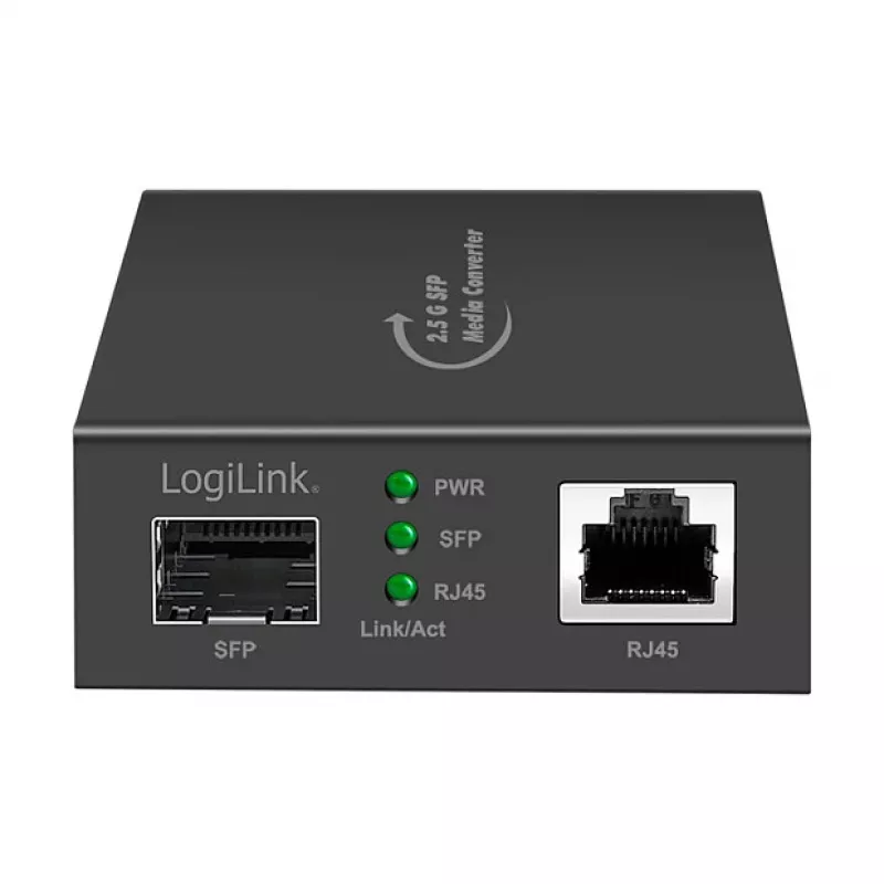 LogiLink 2,5 Gigabit Medienkonverter RJ45 zu SFP