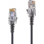 PureLink AVIT Media Series Slim Cat.6a S/FTP Patchkabel, 0,5 m, Schwarz