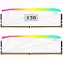 V-Color Manta XFinity+ aRGB 32GB (2x16GB) DDR5-6400 CL32 Weiß Desktop-Arbeitsspeicher-Kit