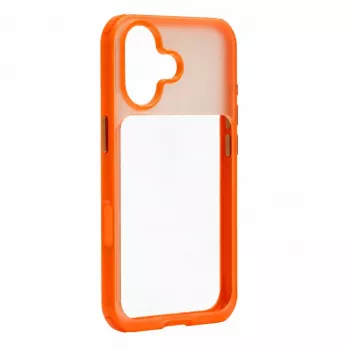 Evelatus Apple iPhone 17 LiveCase Hybrid Hülle mit Standfuß PC+TPU Orange
