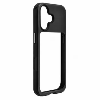 Evelatus Apple iPhone 17 LiveCase Hybrid-Hülle mit Standfuß PC+TPU Schwarz