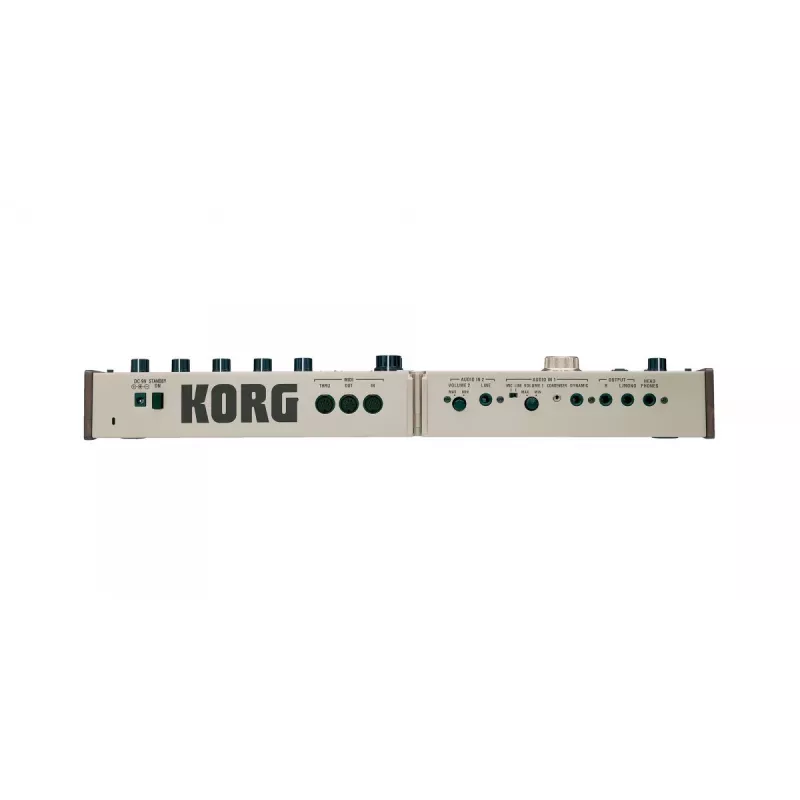 Korg microKORG Analog Modeling Synthesizer mit 37 Mini-Tasten und Vocoder, Grau