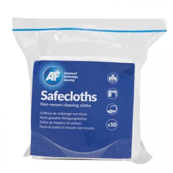 AF Safecloths 34cm x 32cm 50 Stück fusselfreie Reinigungstücher für Bildschirme und Optiken