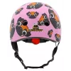 Hornit Pug Kinder-Fahrradhelm mit LED-Lichtern - Pink, 48-53 cm PUS806