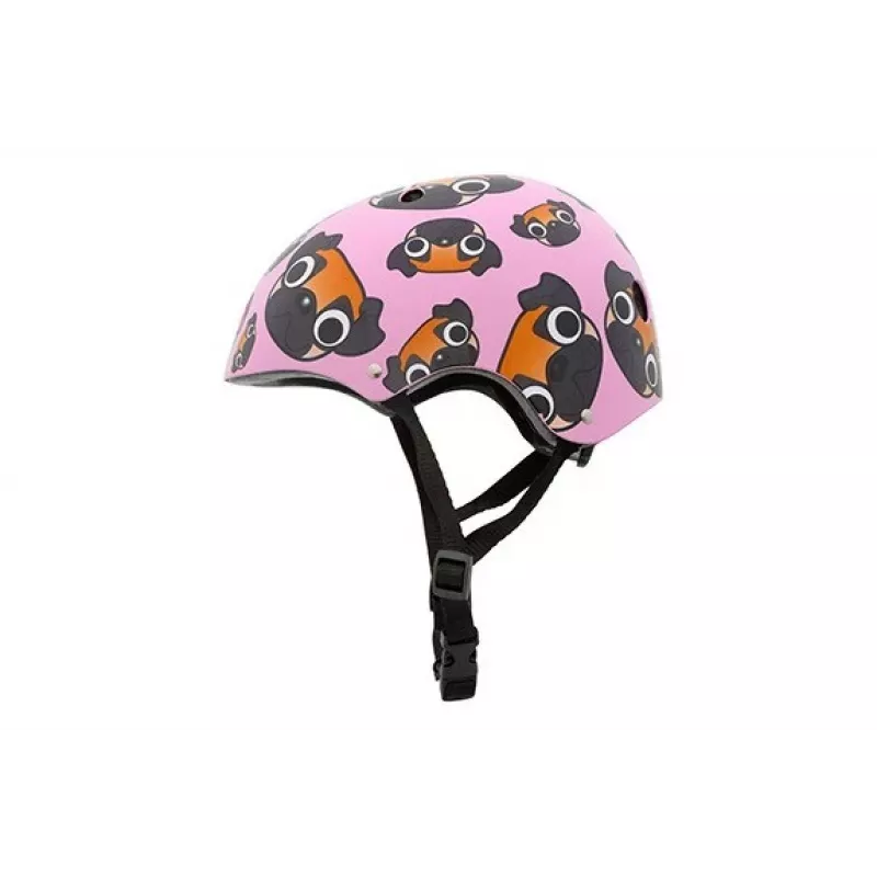 Hornit Pug M 53-58cm Kinder-Fahrradhelm mit Rücklicht PUM914