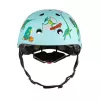 Hornit Jurassic S Kinder-Fahrradhelm 48-53cm, Dinosaurier-Design, Grün/Blau/Orange, LED-Rücklicht, CE EN 1078 DIS826