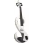 Stagg SEVN44WH Elektrische Violine 4/4 mit Kopfhörerausgang und Zubehör - Weiß