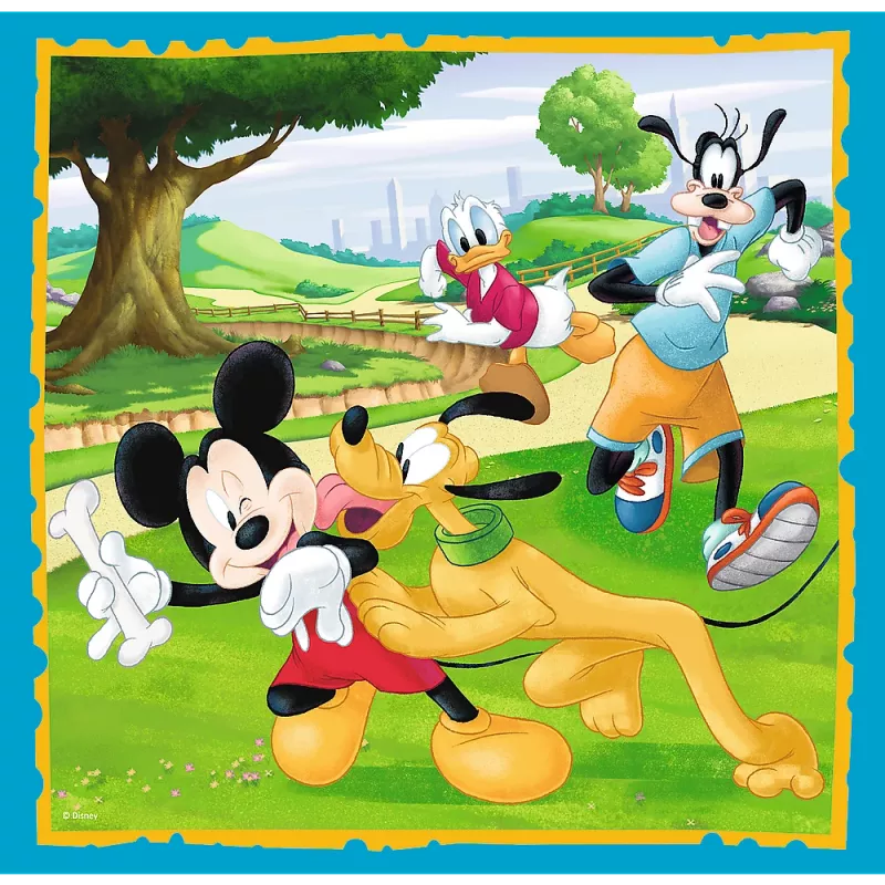 Trefl 3-in-1 Mickey Mouse and Friends Puzzle-Set - 20, 36, 50 Teile