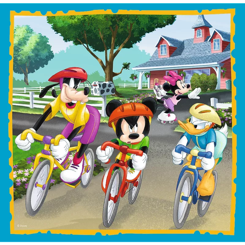 Trefl 3-in-1 Mickey Mouse and Friends Puzzle-Set - 20, 36, 50 Teile