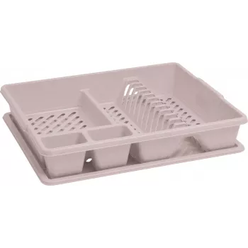 Curver Rattan-Effekt Geschirrabtropfständer 45x38x8,8 cm Beige