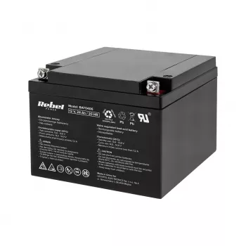 Rebel Gel Akku 12V 24Ah VRLA AGM Deep Cycle für UPS Solar Alarm