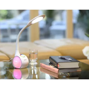 Activejet AJE-RAINBOW RGB Tisch-LED-Lampe mit RGB-Beleuchtungsbasis