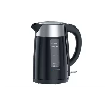Blaupunkt EKP412 Elektrischer Wasserkocher 1,7L 2200W Edelstahl Silber/Schwarz