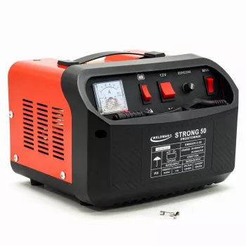 WELDMAN STRONG 50 Gleichrichter mit 12V/24V Start – 40A Batterieladegerät & 300A Booster
