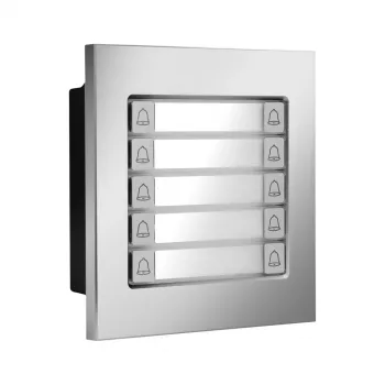 BCS-PAN-P10-N Außenpaneel-Station für 2-Draht-Sprechanlage – 2MP Kamera, 125° Weitwinkel, IP65, IK07, Silber/Grau