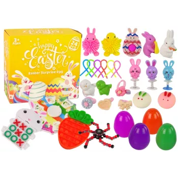 LEAN TOYS Ostern Fidget Toys Anti-Stress Spielzeug-Set 24 Elemente