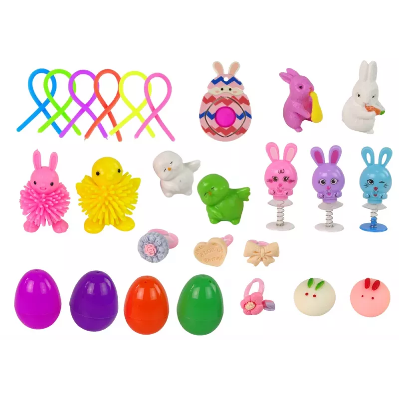 LEAN TOYS Ostern Fidget Toys Anti-Stress Spielzeug-Set 24 Elemente