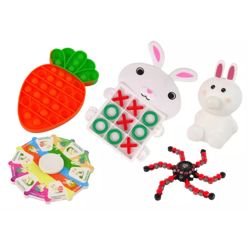 LEAN TOYS Ostern Fidget Toys Anti-Stress Spielzeug-Set 24 Elemente