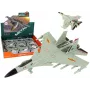 LEAN TOYS 15410 Graues Reibungsantrieb-Kampfflugzeug 1:72