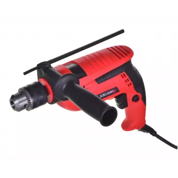 VERTEX VWU710 710W Schlagbohrmaschine mit 13mm Zahnkranzbohrfutter, 0-2800 U/min, 0-44800 BPM, Drehzahlregelung, Rechts-/Linkslauf, Zusatzhandgriff, Tiefenanschlag