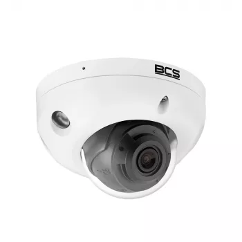 BCS 8MP Außenkamera Dome IP-Kamera mit KI-Analyse, 2,8mm Festbrennweite, 30m IR, IP67, IK10, PoE BCS-P-DMIP28FSR3L3-Ai2