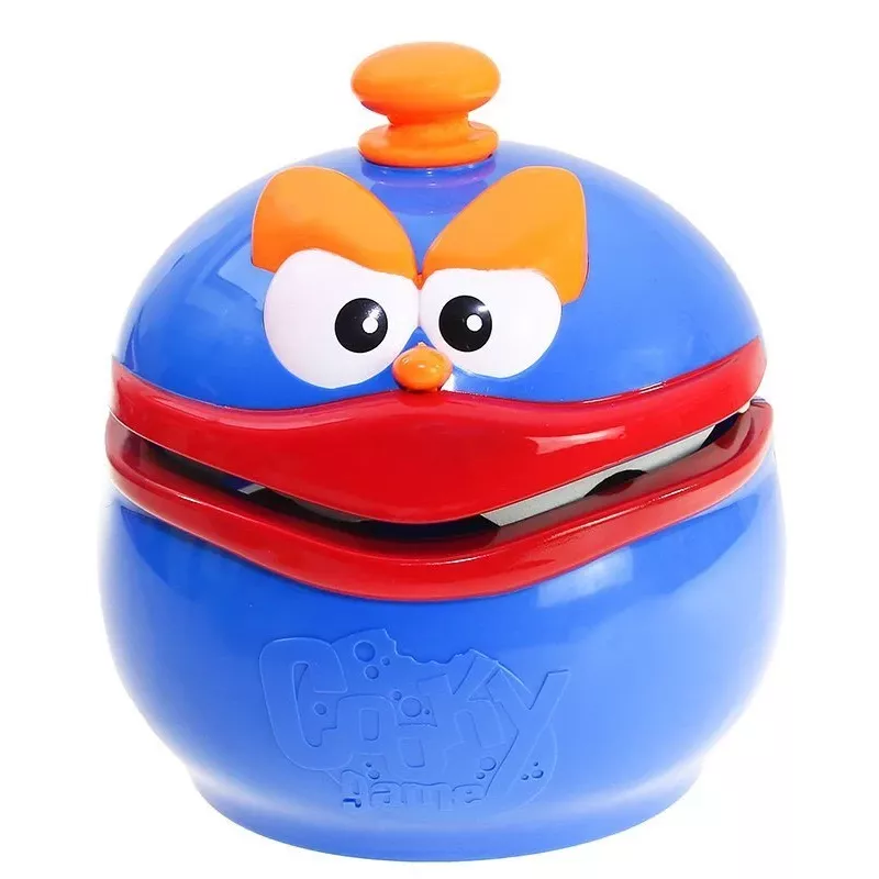 LEAN TOYS Das Keks-Schnapp-Spiel Keksfresser Lustiges Familienspiel - Action- & Reflex-Brettspiel für 2-4 Spieler ab 3 Jahren