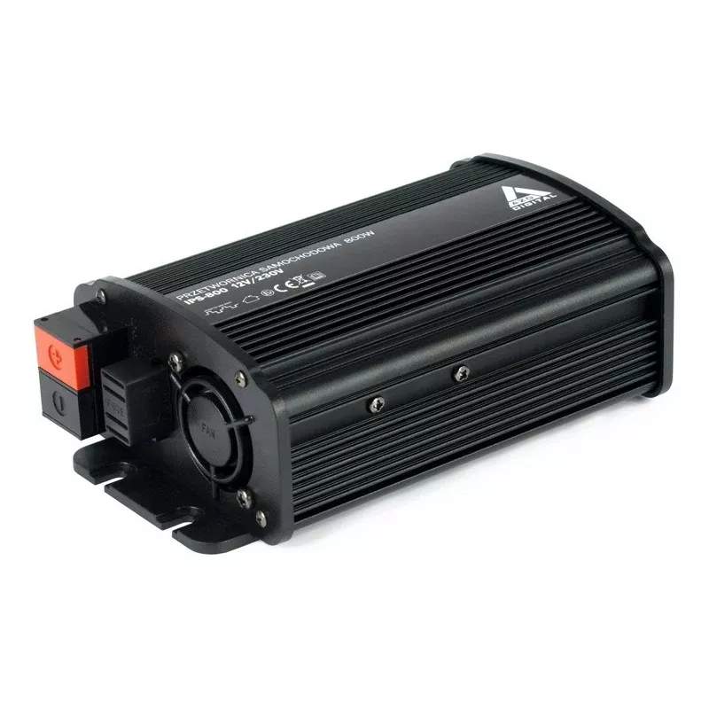 AZO Digital IPS-800U 800W 12V auf 230V modifizierter Sinus-Wechselrichter mit USB