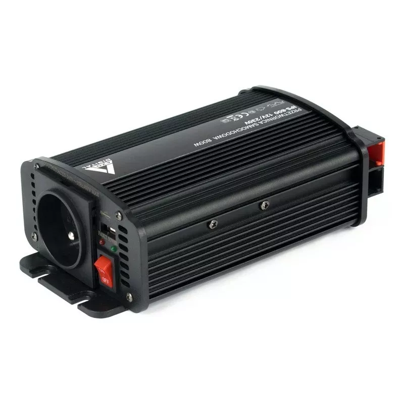 AZO Digital IPS-800U 800W 12V auf 230V modifizierter Sinus-Wechselrichter mit USB