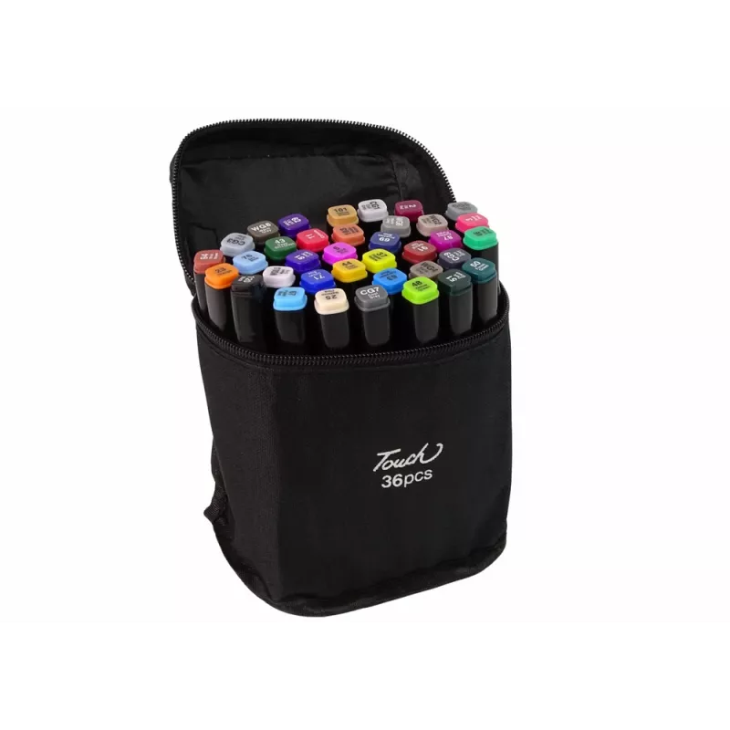 LEAN Touch PRO Marker-Stift-Set 36 Stück Tasche Alkoholmarker