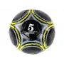 LEAN TOYS Schwarzer Fußball 24 cm Größe 5