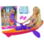 LEAN TOYS Puppenzubehör Kajak Orange