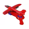 LEAN TOYS Flugzeug Seifenblasen-Werfer Pistole Rot