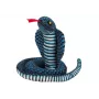LEAN TOYS Plüsch-Maskottchen Schlange Königskobra Blau 100 cm