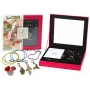LEAN TOYS DIY Schmuckherstellungsset - Armbänder, Perlen & Anhänger, 300+ Perlen, 50+ Charms, elastischer Faden, Verschlüsse, wiederverwendbare Box, ab 6 Jahren