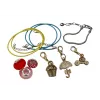 LEAN TOYS DIY Schmuckherstellungsset - Armbänder, Perlen & Anhänger, 300+ Perlen, 50+ Charms, elastischer Faden, Verschlüsse, wiederverwendbare Box, ab 6 Jahren