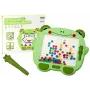 LEAN TOYS Magnetisches Lernbrett Frosch Stylus Pad Grüne Perlen Puzzle