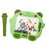 LEAN TOYS Magnetisches Lernbrett Frosch Stylus Pad Grüne Perlen Puzzle