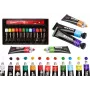 LEAN Acrylfarben-Set in Tuben, 12 Farben, je 12 ml, Studentenqualität