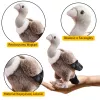 LEAN TOYS Plüsch Geier Vogel Plüschtier Maskottchen Kuscheltier 25cm